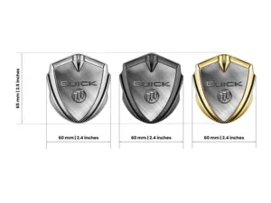 Buick Emblem Metall Abzeichen Pro Design Aus Edelstahl Kante